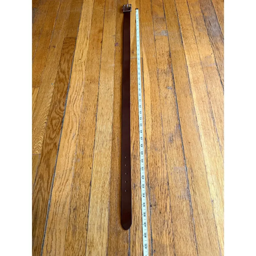 GAP Brown Italian Leather Belt Womens sz 32 - Picture 9 of 9